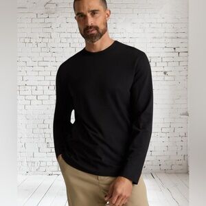 Allbirds Men’s Cotton Long Sleeve Tee NWT | Black | Tagged Small, Fits Medium
